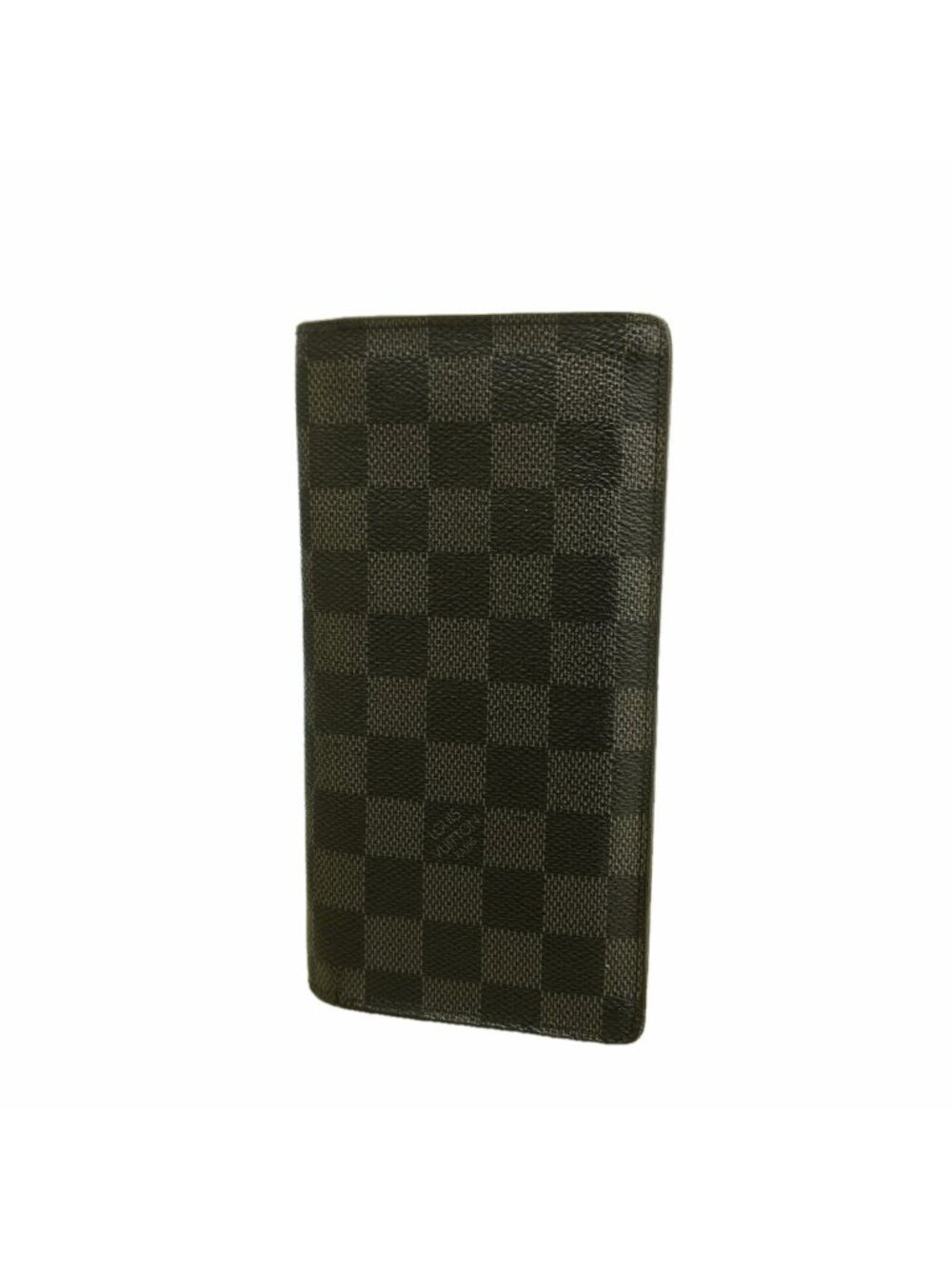 Louis Vuitton Wallet Damier Graphite Portefeuille Brazza Black Gray